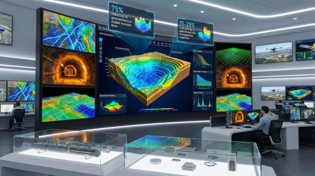 Geotechnical risk management in mining operations.