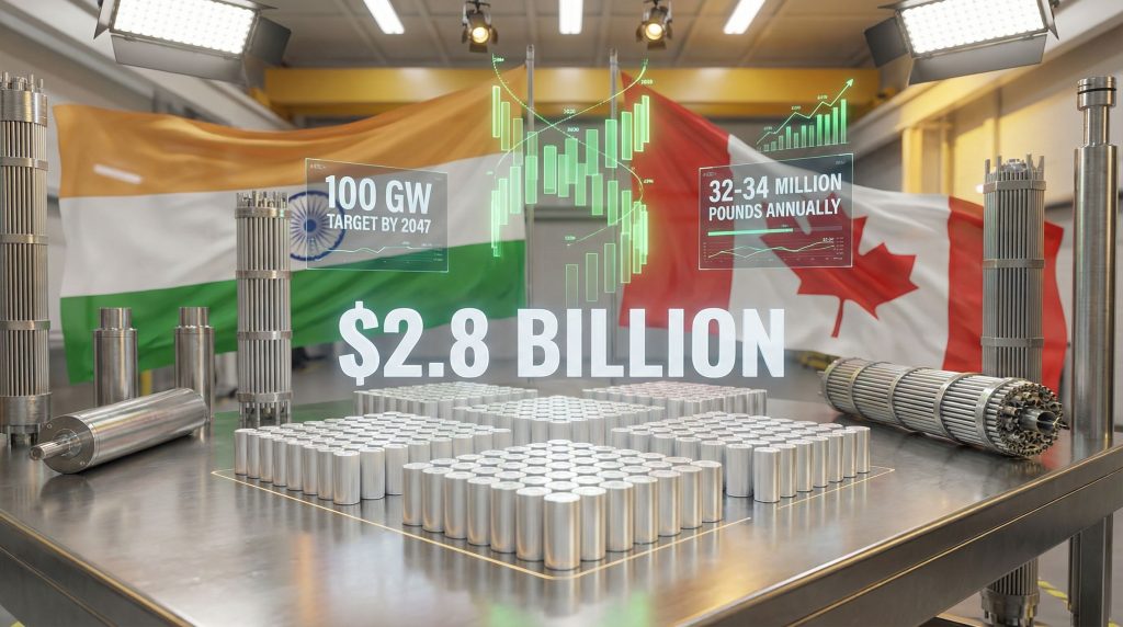India–Canada uranium deal boosts nuclear energy.