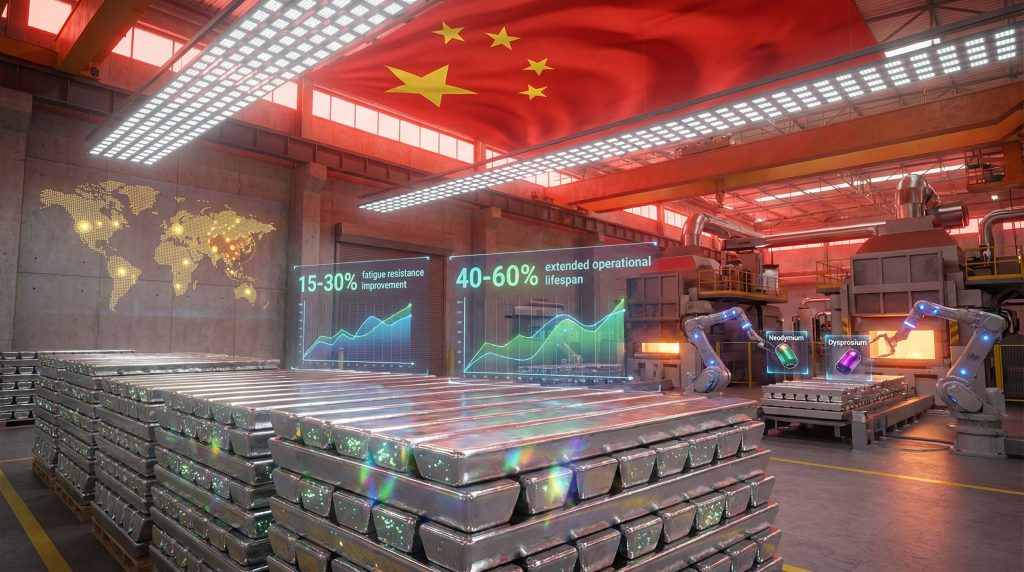 China rare earth steel strategy with automation.