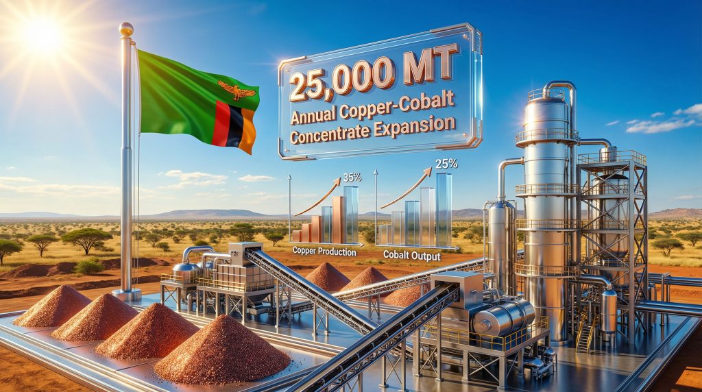 Zambia Metalex cobalt copper expansion facility.