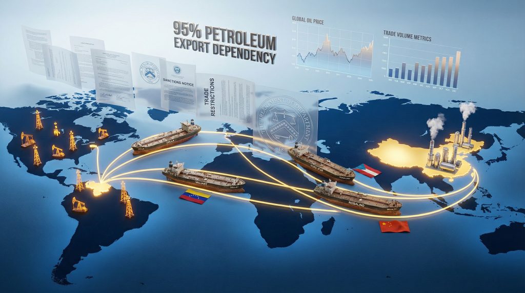 US sanctions impact on Venezuelan oil trade.