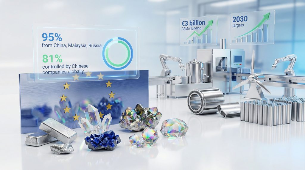 Europe falling behind in critical minerals race: industry imagery.