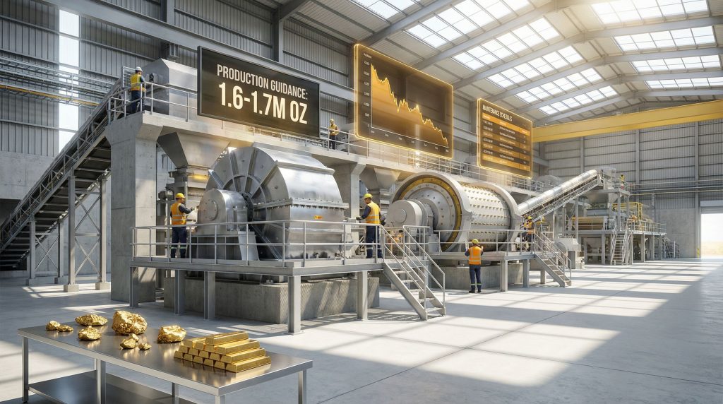 Industrial facility highlights Northern Star production forecast cut.