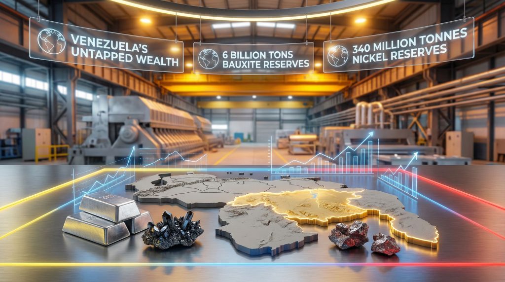 Venezuela minerals strategic supply chain visualization.