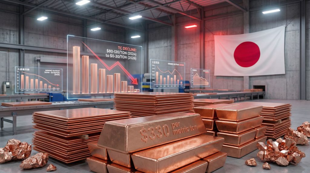 Pan Pacific Japan copper premium trends.