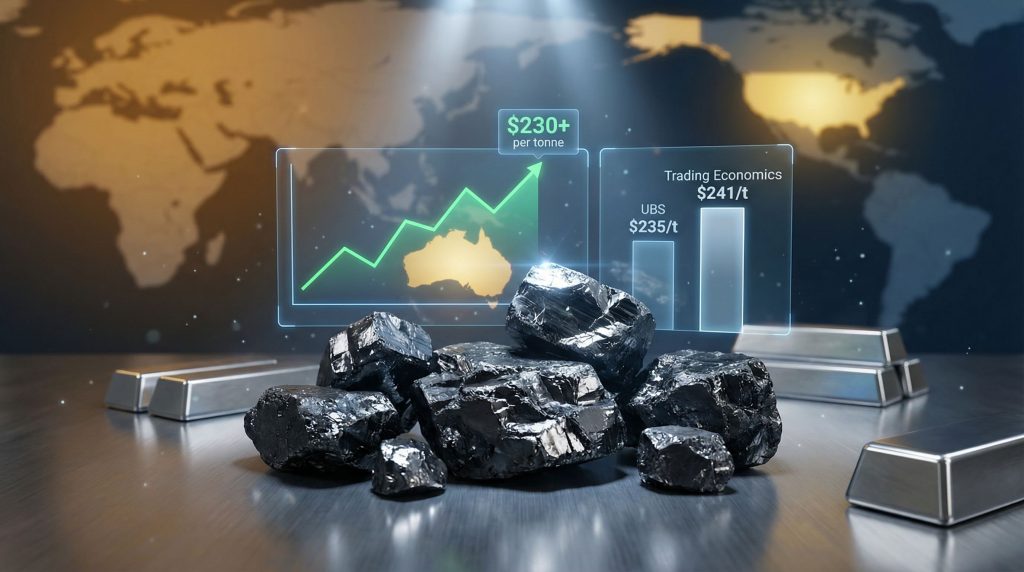 Coking coal prices surge to year's high.