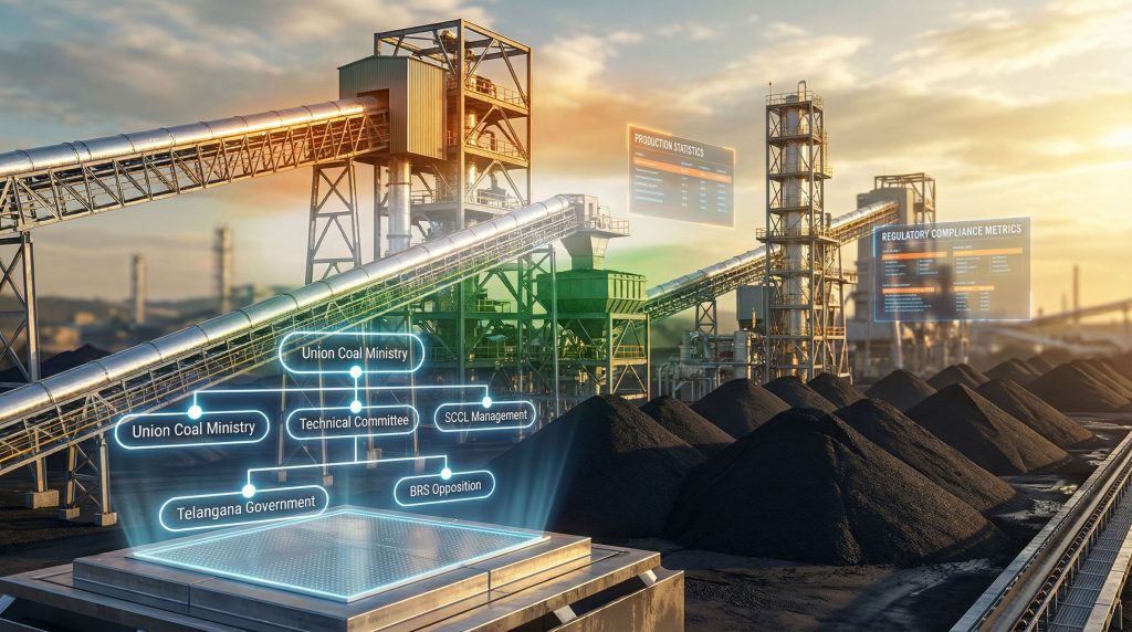 Singareni Collieries Company Limited inquiry visualized in coal industry.