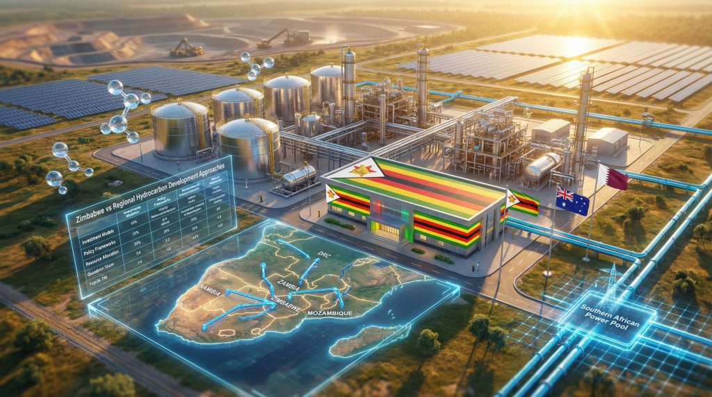 Zimbabwe oil and gas partnerships highlighted.