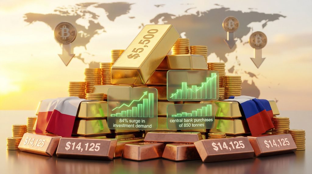Gold breaks $5,500, investment demand soars.