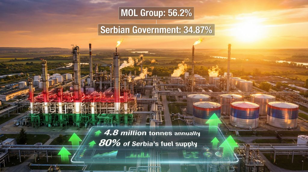 Serbian refinery acquisition by Mol Group.