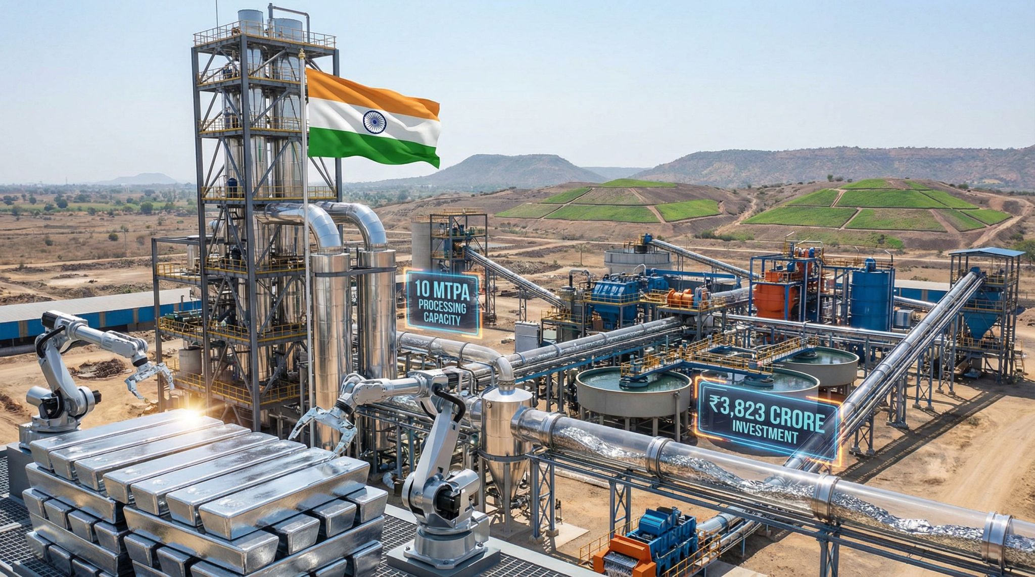 India Zinc Tailings Recycling: 10M Tonnes Processing