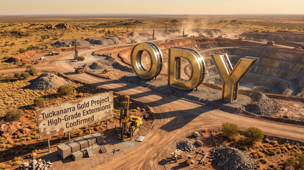 Odyssey Gold Ltd-ODY-Tuckanarra Gold Project mining site landscape.