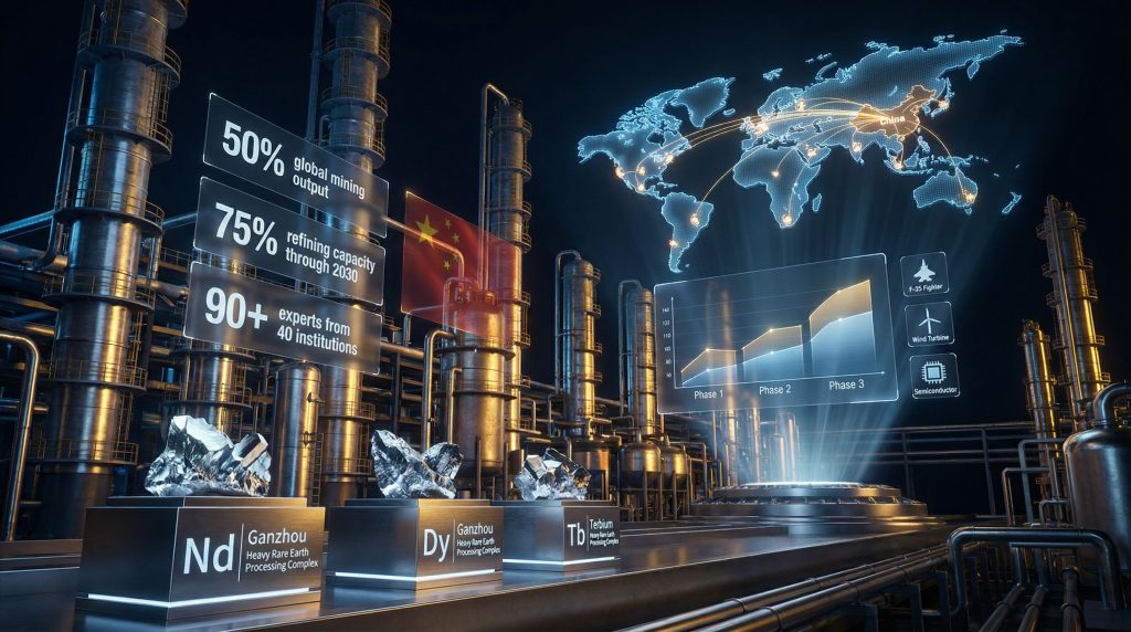China's rare earth supply chain dominance.