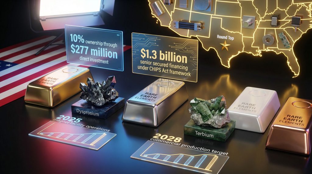 Trump administration investment in USA Rare Earth: strategic funding and goals.