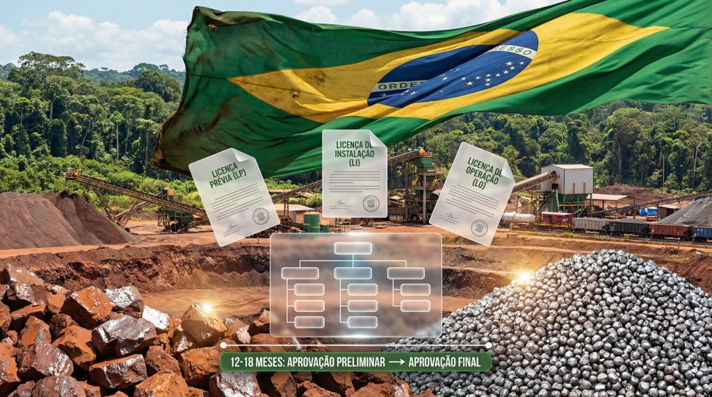 Amapá iron-ore project development licenses.