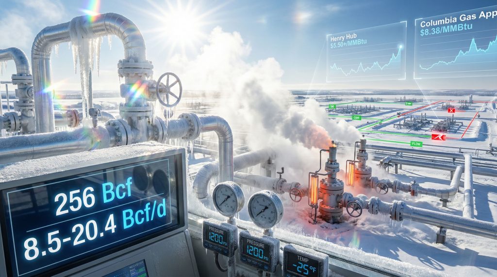 Winter gas freeze-offs threaten US energy.