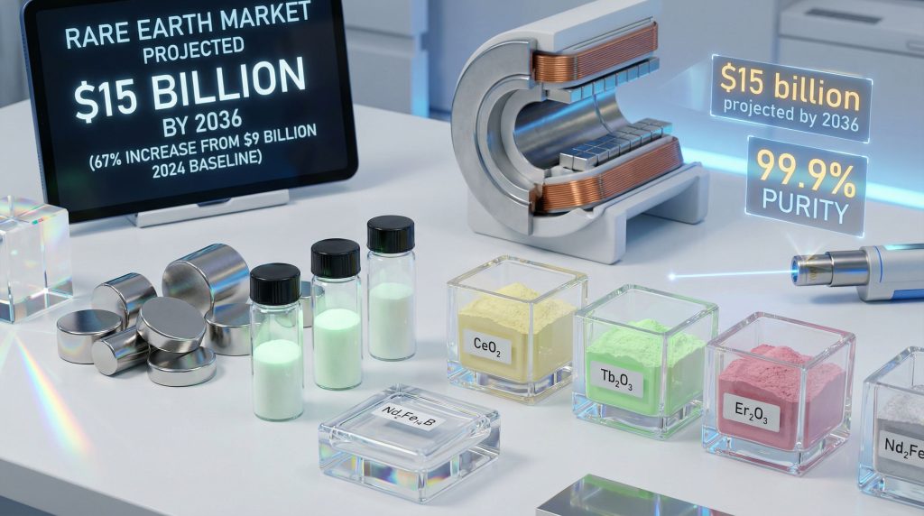 Innovative applications of rare earth elements.