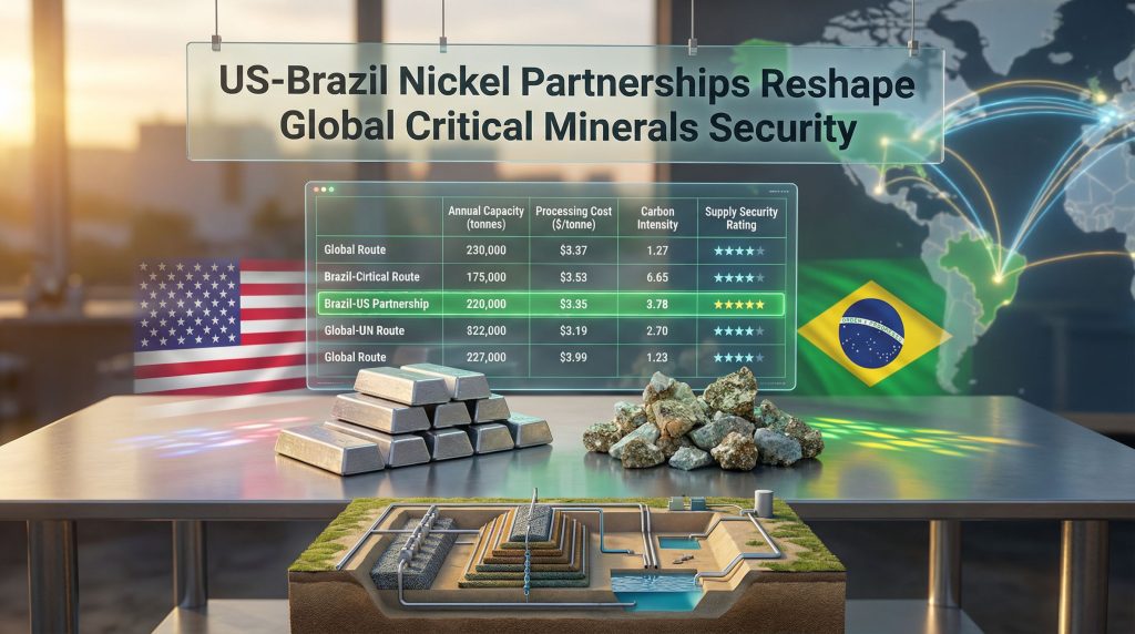Brazilian Nickel Westwin supply chain agreement illustration.