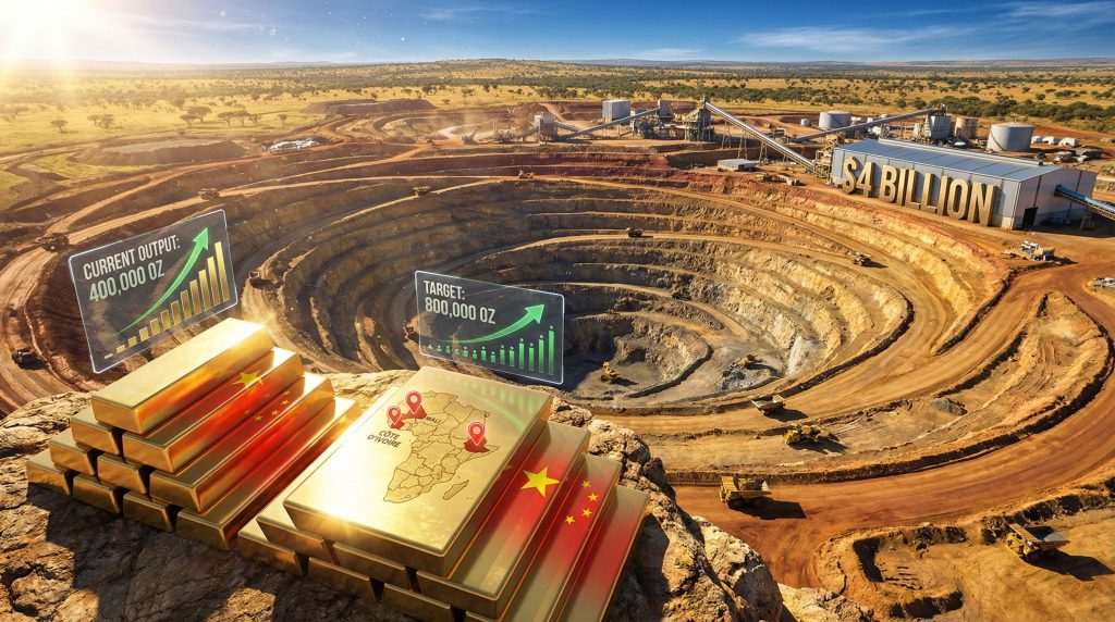 Zijin Mining Allied Gold acquisition, depicting growth.