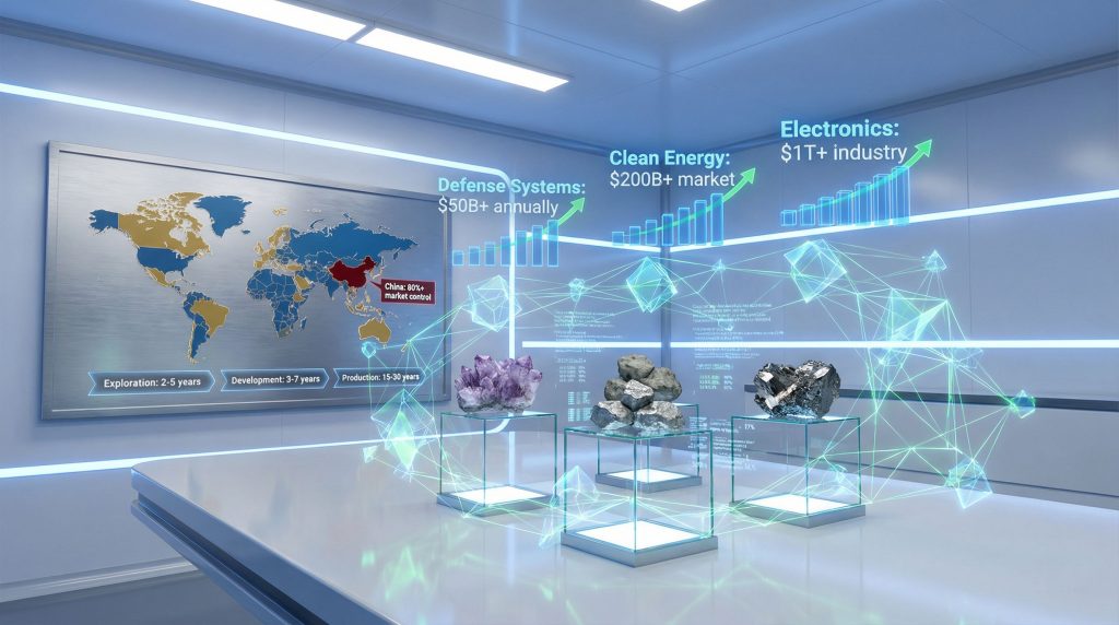 Critical minerals impacting global supply chains.