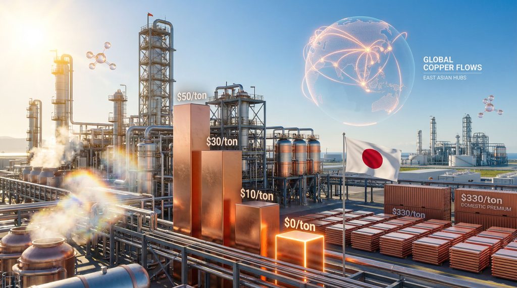 Japanese copper smelters negotiation 2026 visualized.