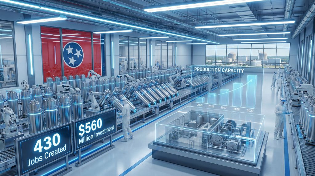 Centrus expands Oak Ridge facility, boosting production.