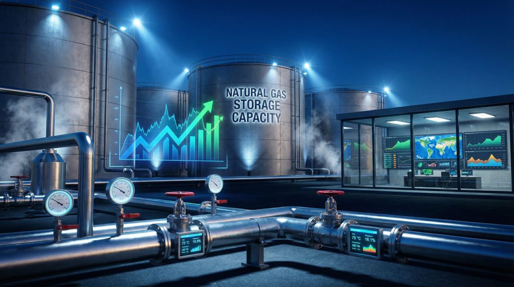 Natural gas facility with Henry Hub surge.