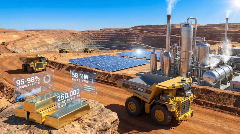 Mansourah-Massarah gold project: advanced mining technology.