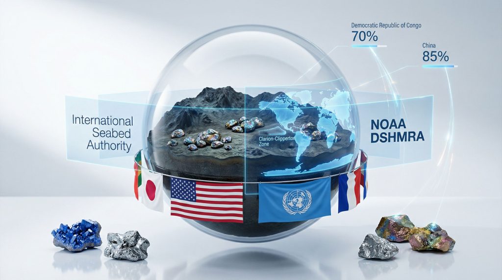 International oversight on deep sea mining rules.