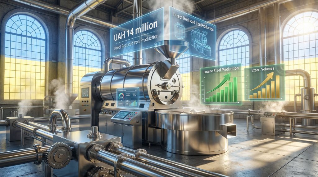 Metinvest plant upgrades increase Ukraine production.