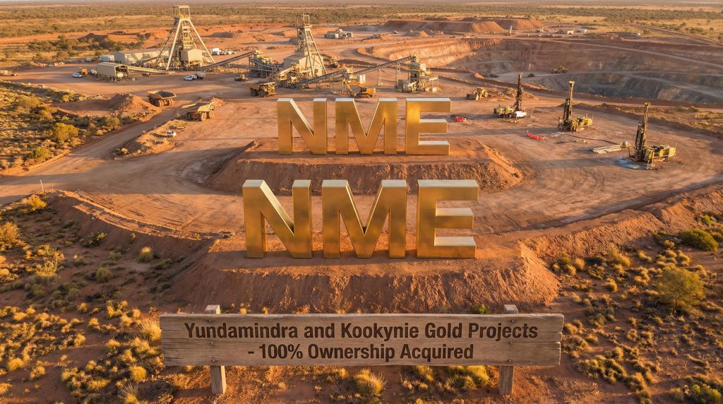 NEX Metals Exploration Ltd-NME-Gold projects acquisition at mining site.