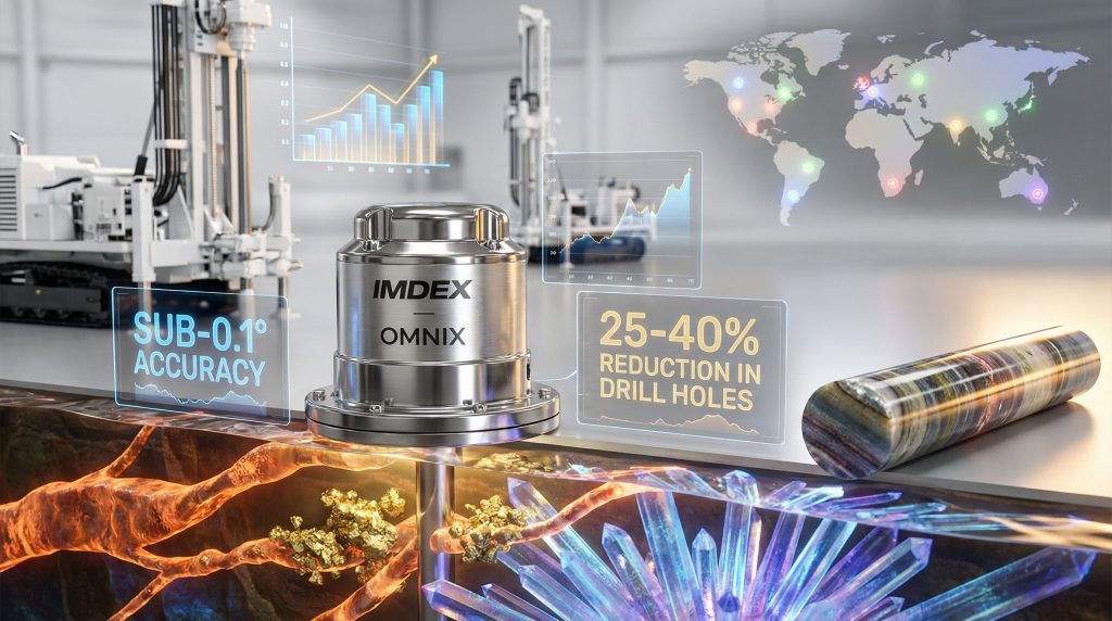 Imdex exploration technology enhances drilling accuracy.