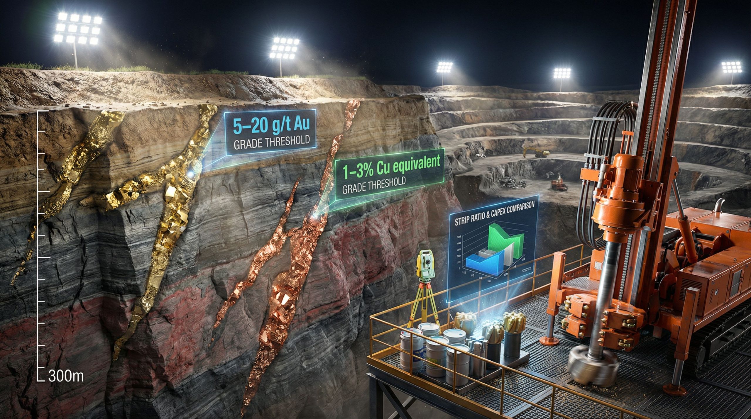 Surface-Accessible High-Grade Mining: Economics & Methods