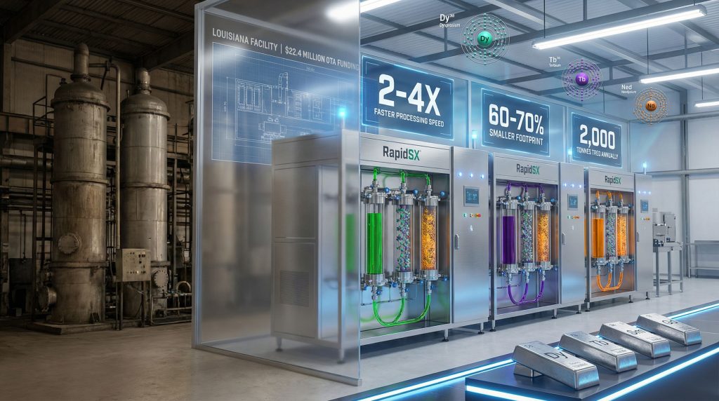 Ucore RapidSX technology in a manufacturing facility.