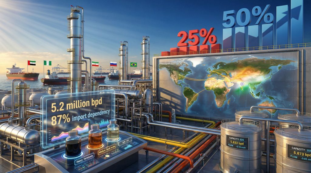 Indian refiners reduce Russian oil dependence.