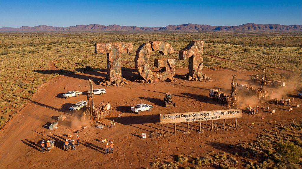 Techgen Metals Ltd-TG1-TG1 copper-gold project drilling site landscape.