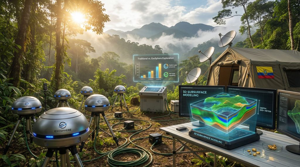 Fleet Space ExoSphere Ecuador: jungle technology setup.