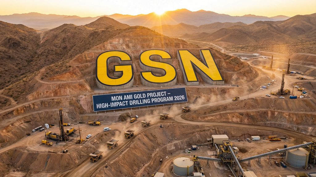 Great Southern Mining Ltd-GSN-Mon Ami Gold Project drilling site overview.
