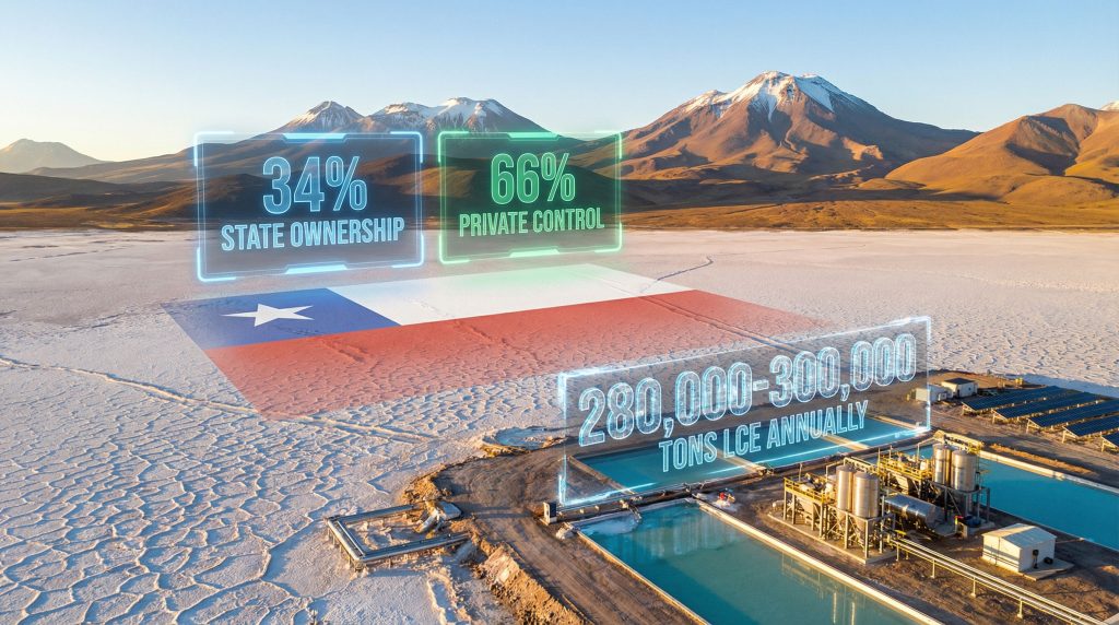 Codelco Quiborax lithium exploration in Chile desert.