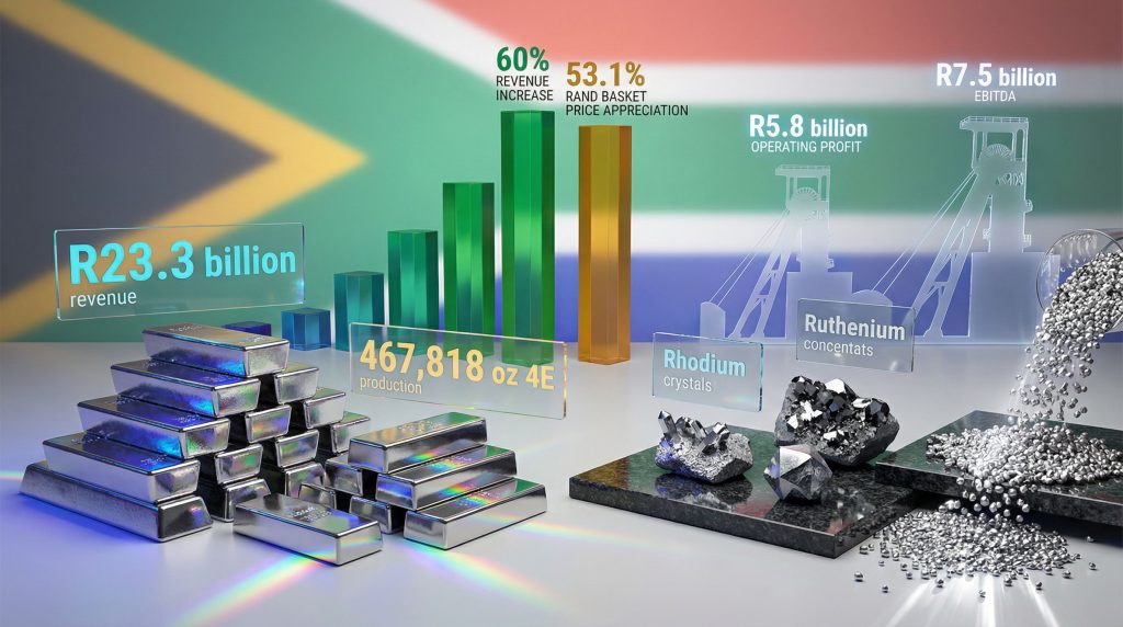 Northam Platinum record earnings visualization.