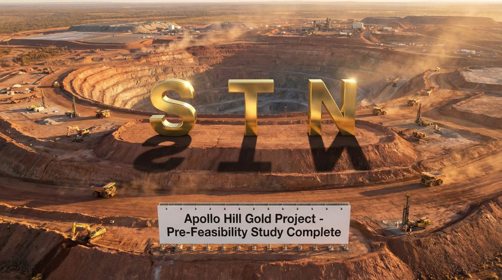 Saturn Metals Ltd-STN-Apollo Hill Gold Project mining site.
