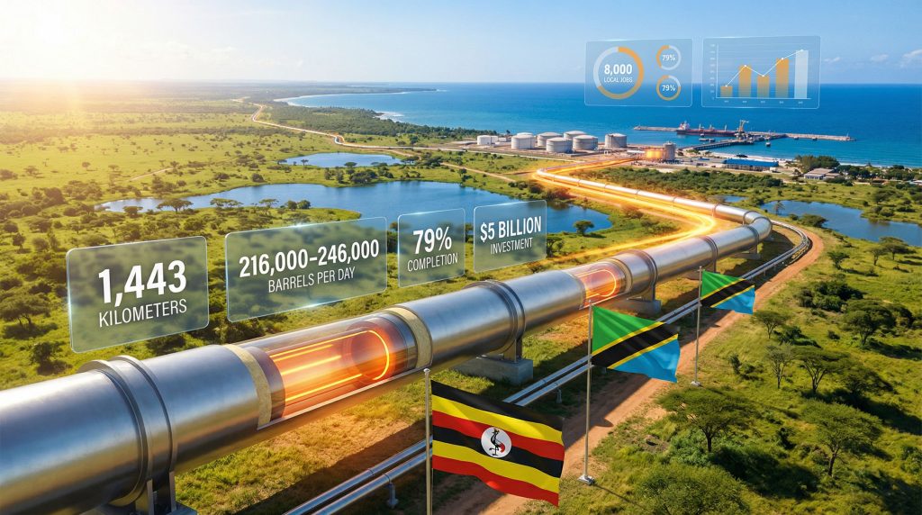 East African Crude Oil Pipeline overview.