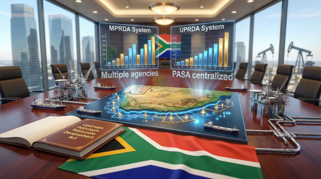 South Africa Upstream Petroleum Resources Development Act visuals.