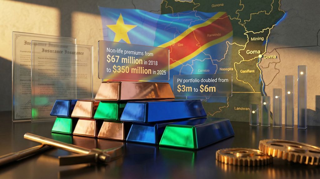 Political violence insurance growth in Congo.