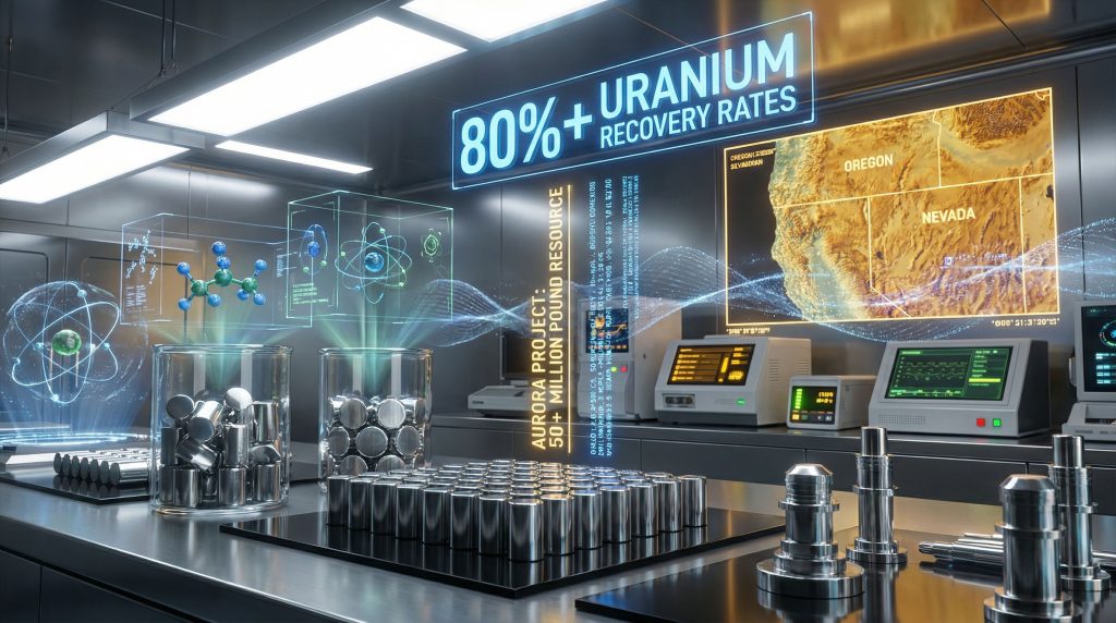Uranium explorer lab focusing on mergers.