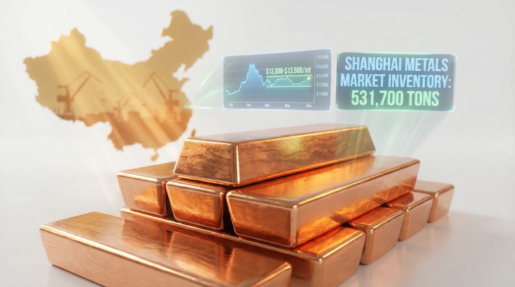 Shanghai copper market and China demand.