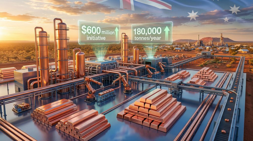 Mount Isa industrial transformation initiative rendering.