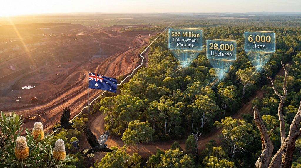 Alcoa environmental record in Western Australia: mining impact.