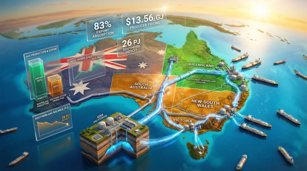 Australia's gas landscape and projections for 2026.