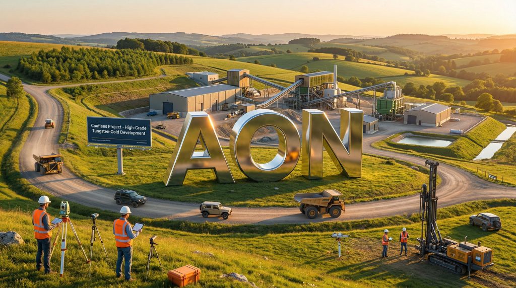 Apollo Minerals Ltd-AON-AON mining facility amidst scenic landscape.